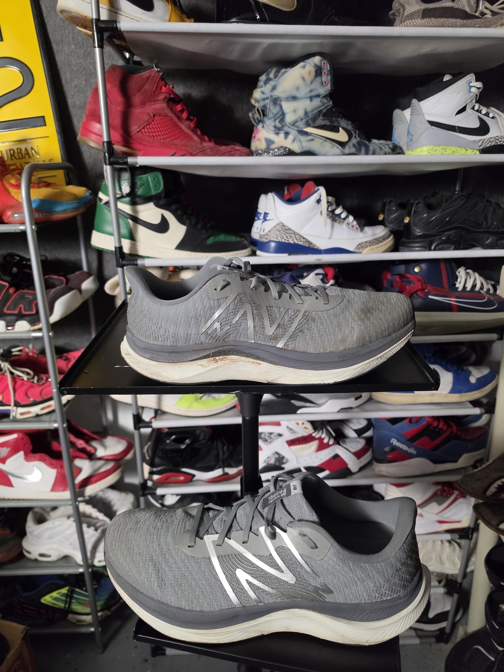 🔥 New Balance Fuel Cell Men Size 14 Gray Athletic Running Shoes